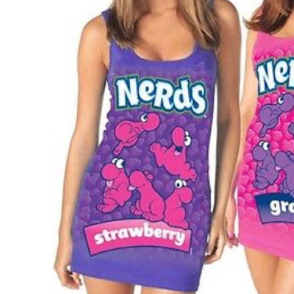Juniors Nerds Sexy Costume Tank Dresses Halloween